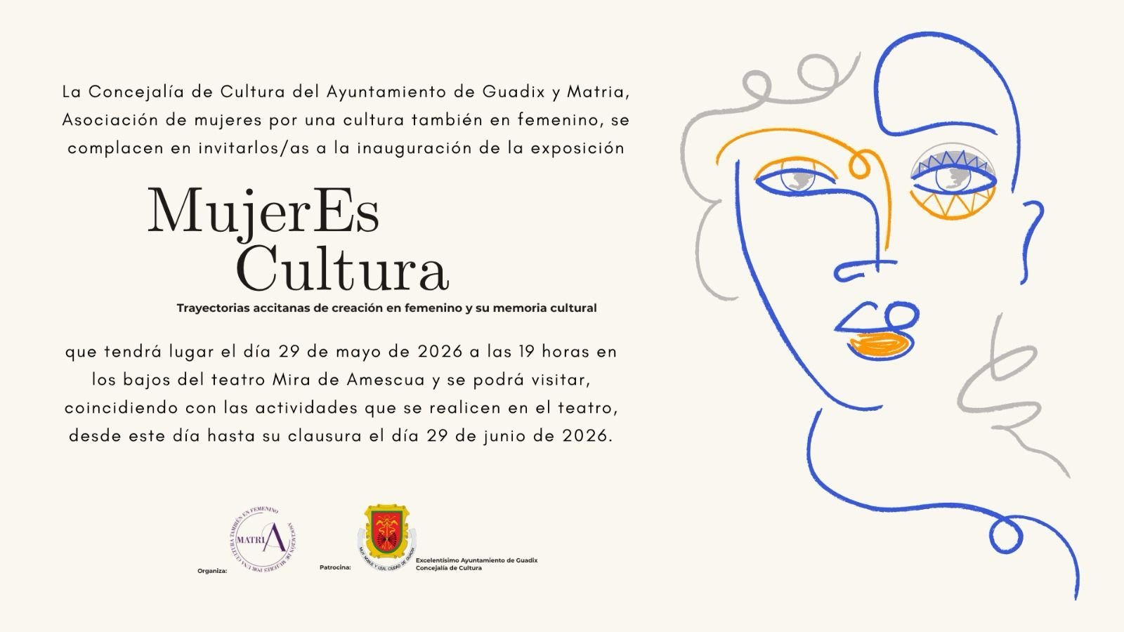 Inauguración de la Exposición MujerES Cultura. Trayectorias accitanas de creación en femenino y su memoria cultural.